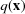 [ q({\bf x})]