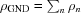 [\rho _{{\rm GND}} = \textstyle\sum _{n}\rho _{n}]