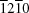 [\overline 1 2 \overline 1 0]