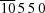 [{\overline {10}}\,5\,5\,0]