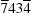 [\overline 743\overline 4]