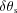 [\delta {\theta _{\rm s{}]