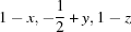 [1-x,-{1\over 2}+y,1-z]