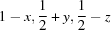[1-x,{1\over 2}+y,{1\over 2}-z]