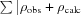 [\textstyle \sum|\rho_{\rm obs} + \rho _{\rm calc}]