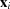 [{\bf x}_i]
