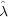 [{\hat\lambda}]