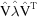 [\hat {\rm V} \hat{\lambda} \hat {\rm V}^{\rm T}]