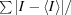 [\textstyle \sum |I - \langle I \rangle |/]