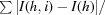 [\textstyle \sum |I(h,i) - I(h)|/]