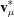 [{\bf v}^*_\mu]
