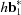 [h{\bf b}_1^*]