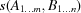 [s(A_{1 \ldots m},B_{1 \ldots n})]