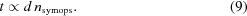 [t\propto{d\,n_{\rm{symops}}}.\eqno(9)]