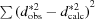 [\textstyle\sum {({d}_{\rm obs}^{*2}-{d}_{\rm calc}^{*2})}^{2}]