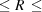 [\leq R\, \leq]