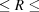 [\leq R\leq]