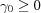 [{\gamma _0} \ge 0]