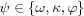[\psi \in \{ {\omega, {{\kappa }},{{\varphi }}} \}]