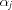 [{\alpha _j}]