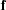 [{\bf f}]
