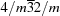 [4/m{\overline 3}2/m]