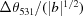 [\Delta\theta _{531}/(|b|^{1/2})]