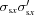 [\sigma_{{\rm{s}}x}\sigma_{{\rm{s}}x}^{\prime}]