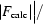 [|F_{\rm calc}|\big |/]