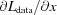 [{{\partial L_{{\rm data}}}/{\partial x}}]