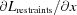 [{{\partial L_{{\rm restraints}}}/{\partial x}}]