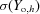 [\sigma(Y_{{\rm o},h})]