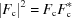 [|{F_{\rm c}}| ^2 = F_{\rm c} F_{\rm c}^*]