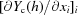 [[{{\partial Y_{\rm c}(h)}/{\partial x_i}}] _{i}]