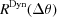 [R^{\rm{Dyn}}(\Delta\theta)]