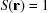 [S({\bf r}) = 1]