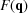 [F({\bf q})]