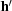 [{\bf h}^{{\prime}}]