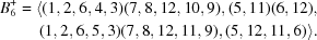 [\eqalign{B_6^+ = \langle(1,2,6,4,3)(7,8,12,10,9),(5,11)(6,12),\cr (1,2,6,5,3)(7,8,12,11,9),(5,12,11,6)\rangle.}]