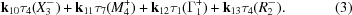 [{\bf k}_{10}\tau_4(X_3^-) + {\bf k}_{11}\tau_7(M_4^+)+{\bf k}_{12}\tau_1(\Gamma_1^+)+{\bf k}_{13}\tau_4(R_2^-).\eqno(3)]