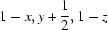 [1-x, y+{\script{1\over 2}}, 1-z]