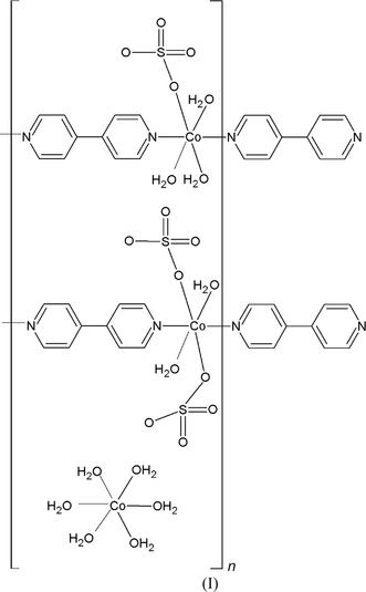 (IUCr) A novel one-dimensional CoII coordination polymer: catena-poly ...