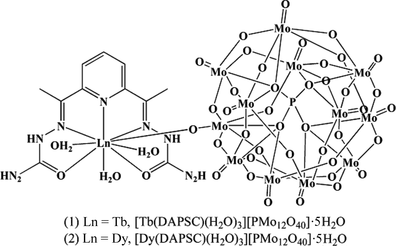 Iucr Two New Pom Based Compounds Modified By Lanthanide Schiff Base Complexes With Interesting Nlo Properties