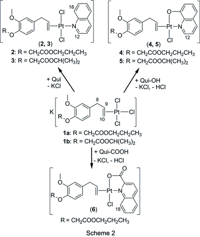 Iucr Mixed Natural Arylolefin Quinoline Platinum Ii Complexes Synthesis Structural Characterization And In Vitro Cytotoxicity Studies