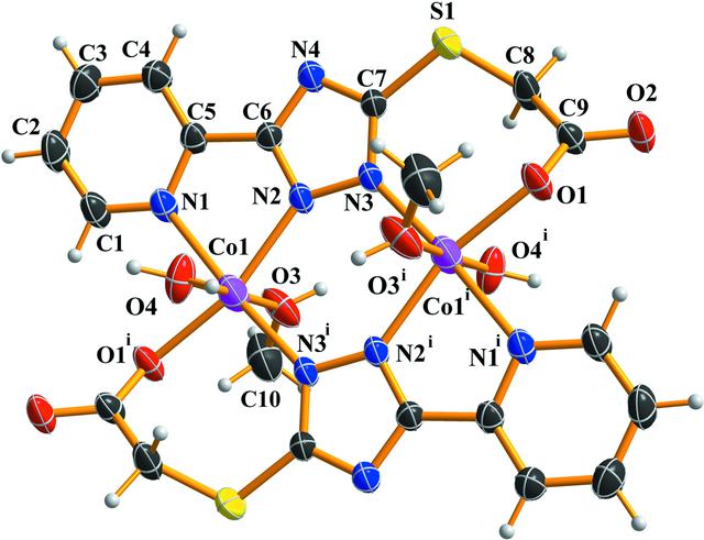 (IUCr) Dinuclear cobalt and nickel com­plexes of a mercapto­acetic acid ...