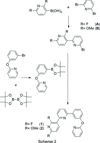Iucr Structures And Photophysical Properties Of Two Luminescent Bipyridine Compounds 2 6 Difluoro 6 3 Pyridin 2 Yloxy Phenyl 2 3 Bipyridine And 2 6 Dimethoxy 6 3 Pyridin 2 Yloxy Phenyl 2 3 Bipyridine