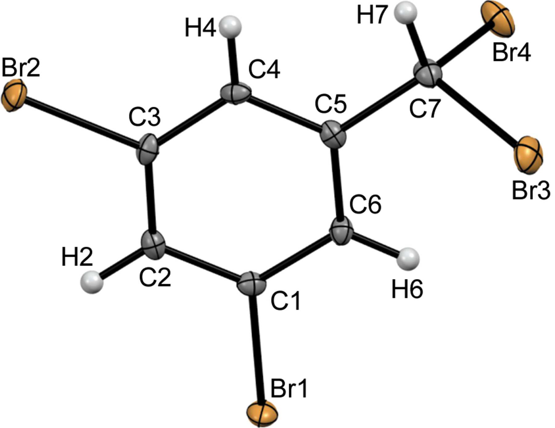 Iucr Dibromomethyl And Bromomethyl Or Bromo Substituted Ben