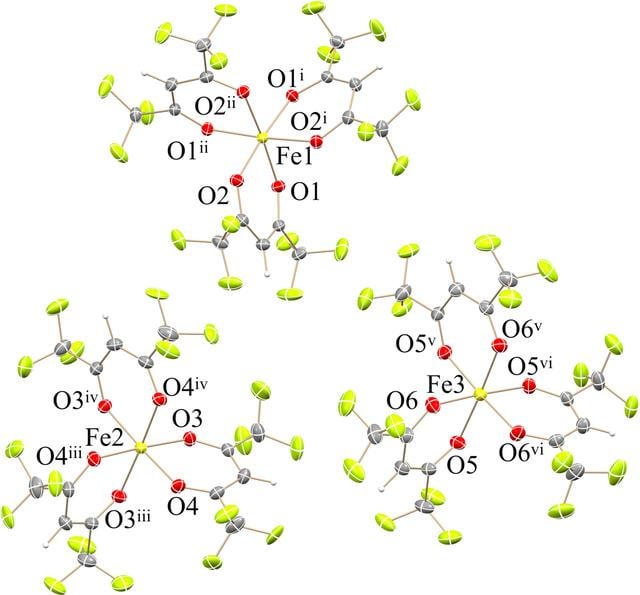 Iron Polymorphs (IUCr) Two polymorph modifications of tris(hexafluoroacetylaceton ...