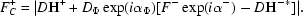 [F_C^+ = |D{\bf H}^+ + D_\Phi \exp(i\alpha_\Phi) [F^- \exp(i\alpha^-) - D{\bf H}^{-*}]|.]