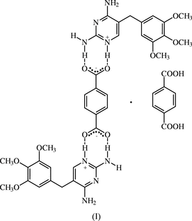 Tmm Compound (IUCr) Hydrogen-bonded supramolecular motifs in trimethoprim ...
